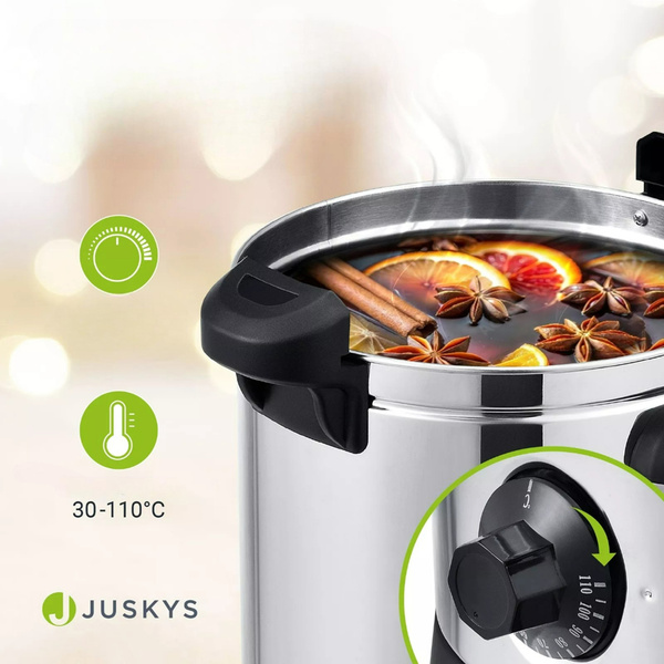 WARNIK 7L PODGRZEWACZ DO WODY PIWA WINA GRZAŃCA 1500W ZE STALI NIERDZEWNEJ