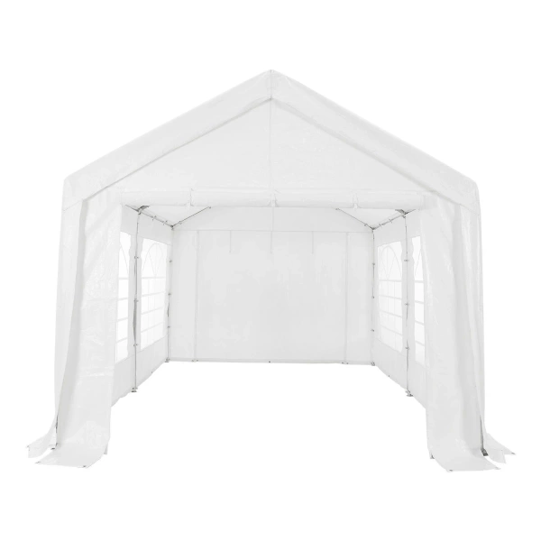 NAMIOT OGRODOWY 3X4M PAWILON IMPREZOWY HANDLOWY DRZWI BIAŁY UV WODOODPORNY