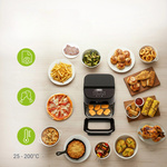 MULTICOOKER FRYTKOWNICA BEZTŁUSZCZOWA AIRFRYER 12L GARNEK ELEKTRYCZNY 1700W