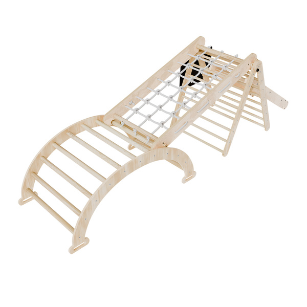 ZESTAW WSPINACZKOWY PLAC ZABAW DO DOMU DLA DZIECI BUJAK ZJEŻDŻALNIA ŚCIANKA