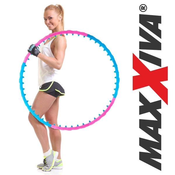 MAXXIVA KOŁO HULA HOP 0,9 KG Z MASAŻEM MAGNETYCZNE ODCHUDZAJĄCE