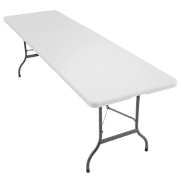 STÓŁ SKŁADANY CATERINGOWY BANKIETOWY 240 CM XXL CAMPINGOWY Z UCHWYTEM