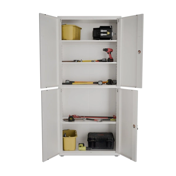 SZAFA METALOWA BIUROWA NA KLUCZ DOKUMENTY AKTA MEDYCZNA DO GABINETU BIAŁA