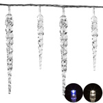 LAMPKI ŚWIĄTECZNE SOPLE 40 DIOD OZDOBA ŚWIĄTECZNA + PILOT