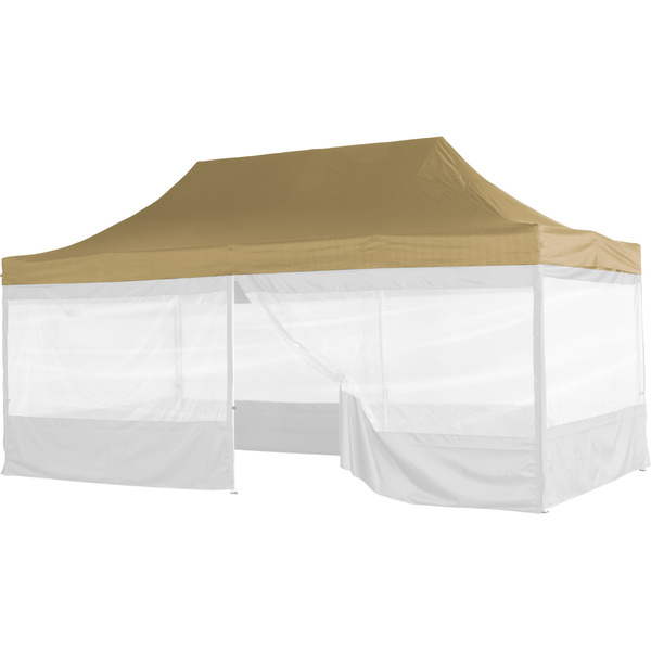 BEŻOWY DACH NA PAWILON OGRODOWY HANDLOWY 3X6 m