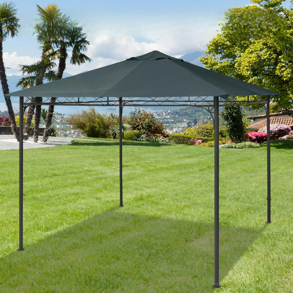 MATERIAŁ DACH NA PAWILON OGRODOWY TYPU 3x3 m 298x295 cm ALTANKE SZARY