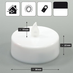 2x ŚWIECZKI PODGRZEWACZ LED BIAŁE BEZPŁOMIENIOWE TEALIGHT NA BATERIE +TIMER