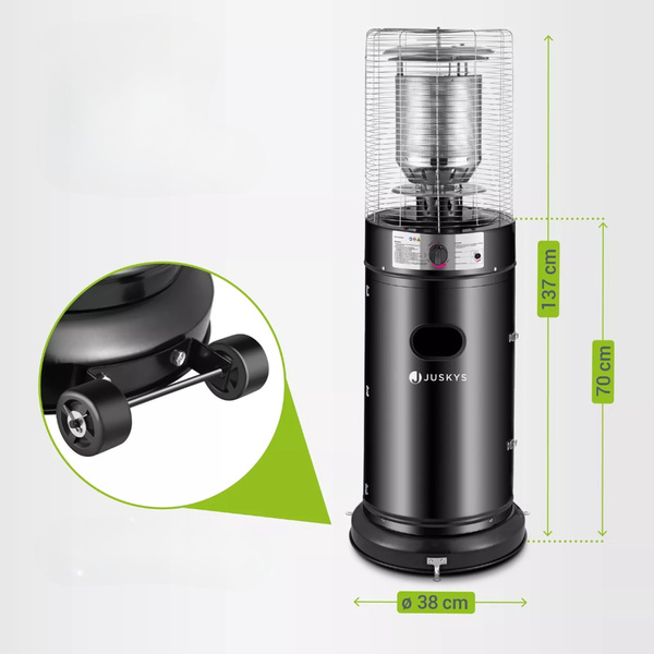 PARASOL GRZEWCZY PROMIENNIK GAZOWY TARASOWY OGRZEWACZ KOLUMNOWY 11kW