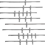 PROWADNICE 15,9 MM DO PIŁKARZYKÓW PRĘTY RURKI PIŁKARZYKI