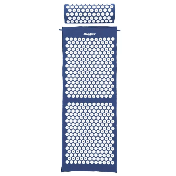 MAXXIVA NIEBIESKA MATA DO AKUPRESURY 130x50 CM Z KOLCAMI NA BÓL PLECÓW