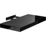 CZARNY POŁYSK PÓŁKA NAŚCIENNA WISZĄCA VOLATO 60 CM