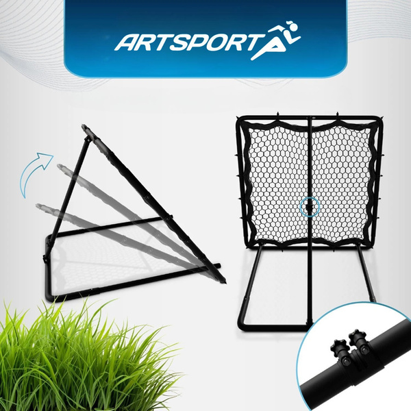 REBOUNDER 100x100 cm SIATKA DO ODBIĆ BRAMKA TRENINGOWA PIŁKARSKA DO PODAŃ
