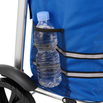 WÓZEK 3w1 NA ZAKUPY ZAKUPOWY 56 L TORBA NA KÓŁKACH SKŁADANY LEKKI NIEBIESKI