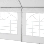 NAMIOT OGRODOWY 4X6M PAWILON IMPREZOWY HANDLOWY DRZWI BIAŁY UV WODOODPORNY