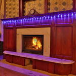 LAMPKI ŚWIĄTECZNE SOPLE 40 DIOD OZDOBA ŚWIĄTECZNA + PILOT