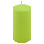 ŚWIECE STOŁOWE ZIELONE 4 SZT 15,5x7,5 CM ŚWIECZKI TRADYCYJNE KOLUMNOWE