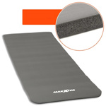 MAXXIVA SZARA MATA PIANKOWA 190x60x1,5cm DO ĆWICZEŃ / JOGI / FITNESS