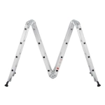 DRABINA ALUMINIOWA WIELOFUNKCYJNA 4,7M 16 STOPNI 150KG SKŁADANA