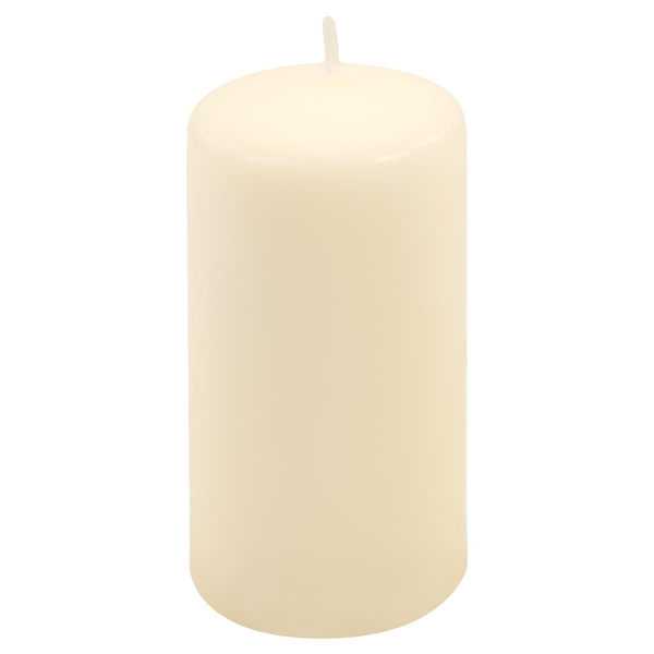 ŚWIECE STOŁOWE KREMOWE 16x 11,5x6 CM ŚWIECZKI WALCOWE TRADYCYJNE KOLUMNOWE