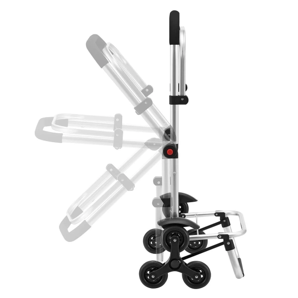 WÓZEK 3w1 NA ZAKUPY ZAKUPOWY NA SCHODY TORBA NA KÓŁKACH SKŁADANY CZERWONY