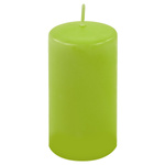 ŚWIECE STOŁOWE ZIELONE 6SZT 11,5x6CM ŚWIECZKI WALCOWE TRADYCYJNE KOLUMNOWE