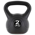 KETTLEBELL MAXXIVA 2 KG CZARNY OBCIĄŻENIE  HANTLA KOMPOZYTOWA KULA