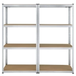 3x ZESTAW REGAŁ METALOWY MAGAZYNOWY 160x80x40 960KG PIWNICA WARSZTAT GARAŻ