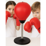 GRUSZKA TRENINGOWA BOKSERSKA NA BIURKO WOREK ANTYSTRESOWY PUNCHINGBALL