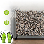 STOAJK REGAŁ NA DREWNO KOMINKOWE L DO PRZECHOWYWANIA NA TARAS + POKROWIEC