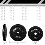 OBCIĄŻENIA 4X 0,5 KG OBCIĄŻNIKI TALERZE KRĄŻKI