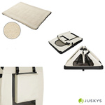 BEŻOWA TORBA TRANSPORTOWA SKŁADANA KOJEC DLA PSA KOTA TRANSPORTER L