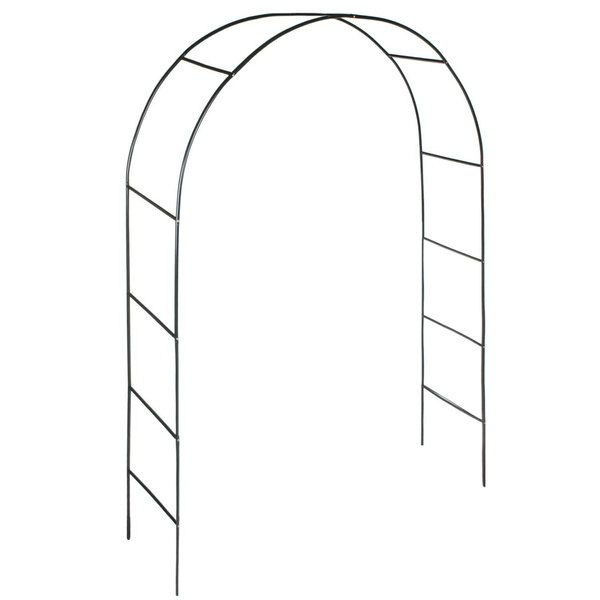2x PERGOLA OGRODOWA METALOWA ŁUK UCHWYT  NA RÓŻE ROŚLINY KWIATY RURKI 18 MM