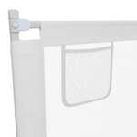 BARIERKA OCHRONNA DO ŁÓŻKA 200 CM OCHRONNA DLA DZIECKA REGULOWANA BEŻOWA