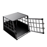 TRANSPORTER DLA PSA ZWIERZĄT ALUMINIOWA KLATKA PODRÓŻNA DO AUTA BAGAŻNIKA M