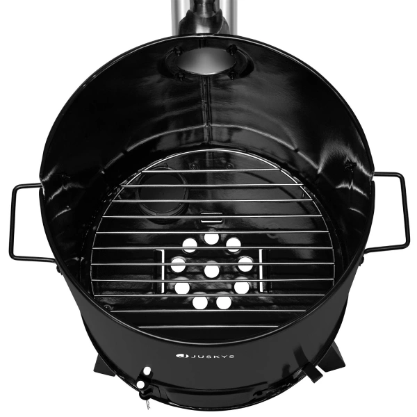 GRILL KOCIOŁEK MYŚLIWSKI EMALIOWANY PIECYK GARNEK  NA GULASZ 17L + 8L 