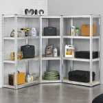 3x ZESTAW REGAŁ METALOWY MAGAZYNOWY 160x80x40 960KG PIWNICA WARSZTAT GARAŻ