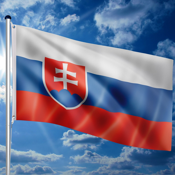 FLAGA SŁOWACJI SŁOWACKA 120x80CM NA MASZT SŁOWACJA