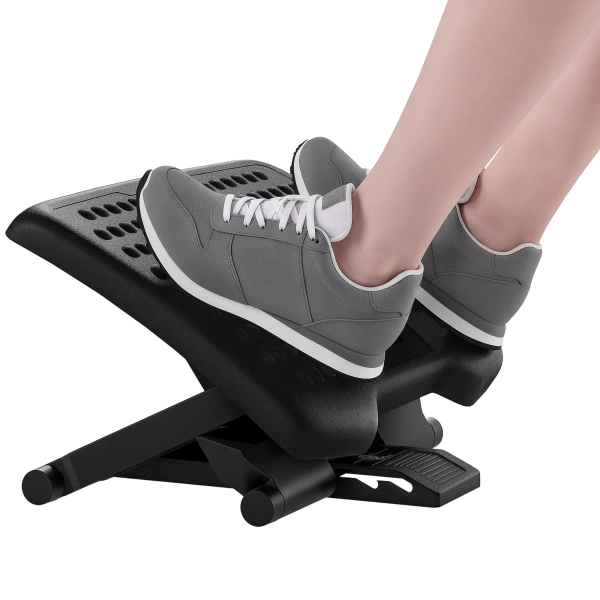 PODNÓŻEK BIUROWY Z MASAŻEM REGULACJĄ WYSOKOŚCI ERGONOMICZNY ANTYPOŚLIZGOWY