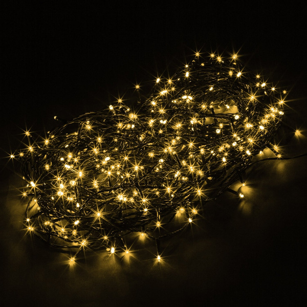 LAMPKI CHOINKOWE 600 DIOD LED OZDOBA ŚWIĄTECZNA + PILOT