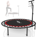 TRAMPOLINA 101 CM FITNESS Z UCHWYTEM T CZERWONA