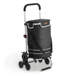 WÓZEK 3w1 NA ZAKUPY ZAKUPOWY NA SCHODY TORBA NA KÓŁKACH SKŁADANY CZARNY