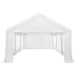 NAMIOT OGRODOWY 3X6M PAWILON IMPREZOWY HANDLOWY DRZWI BIAŁY UV WODOODPORNY