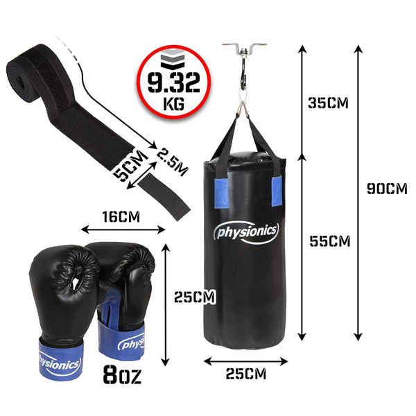 WOREK BOKSERSKI 10 KG DLA MŁODZIEŻY RĘKAWICE BOKSERSKIE