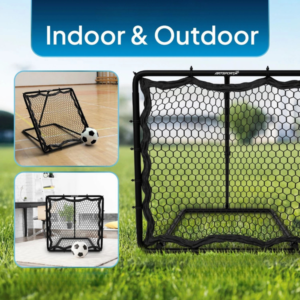REBOUNDER 100x100 cm SIATKA DO ODBIĆ BRAMKA TRENINGOWA PIŁKARSKA DO PODAŃ