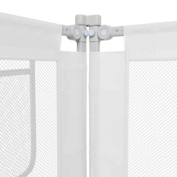 BARIERKA OCHRONNA DO ŁÓŻKA 200 CM OCHRONNA DLA DZIECKA REGULOWANA SZARA