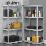 2x REGAŁ METALOWY MAGAZYNOWY 160x80x40CM 640KG PIWNICA WARSZTAT GARAŻ