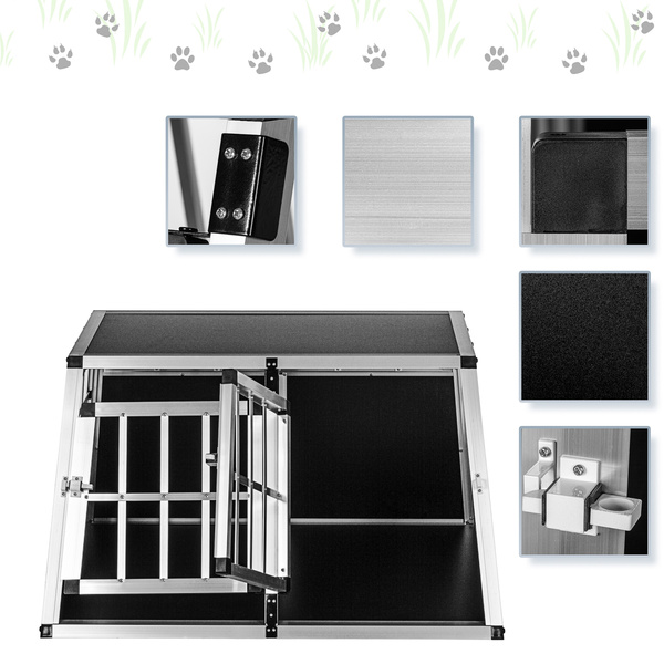 PODWÓJNY TRANSPORTER PSA  KOTA ZWIERZĄT ALU KOJEC