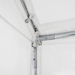 NAMIOT OGRODOWY 4X10M PAWILON IMPREZOWY HANDLOWY DRZWI BIAŁY UV WODOODPORNY