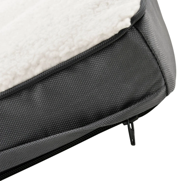 ORTOPEDYCZNE LEGOWISKO DLA PSA MATERAC ŁÓŻKO MILOW 76X51X8 CM BEŻOWO-SZARE