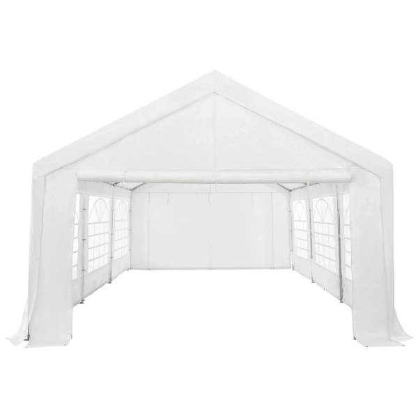 NAMIOT OGRODOWY 3X6M PAWILON IMPREZOWY HANDLOWY DRZWI BIAŁY UV WODOODPORNY